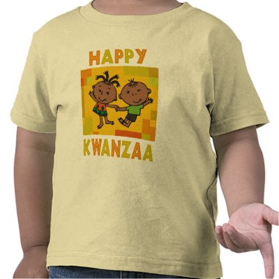 Happy Kwanzaa kids tee Shirts