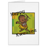 Happy Kwanzaa little Boy Greeting Cards