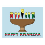 "Happy Kwanzaa" Post Card postcards