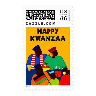 Happy Kwanzaa stamp