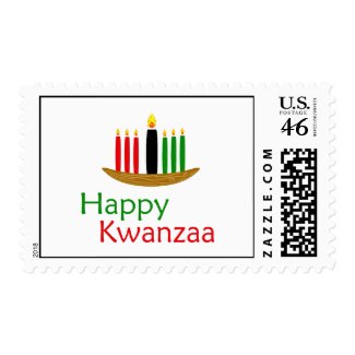 Happy Kwanzaa stamp