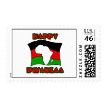 Happy Kwanzaa Postage Stamp