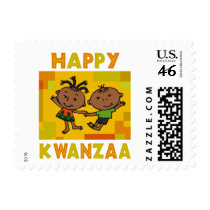 Happy Kwanzaa Postage Stamp
