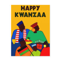 Happy Kwanzaa postcards by holiday_tshirts Happy Kwanzaa postcards