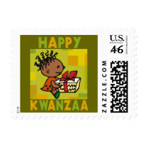Happy Kwanzaa stamps by holiday_tshirts Happy Kwanzaa stamps