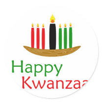Happy Kwanzaa stickers by shopaholicchick Happy Kwanzaa stickers