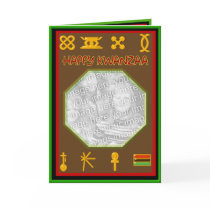 Happy Kwanzaa symbols cards by cardtricks Happy Kwanzaa symbols cards