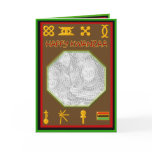 Happy Kwanzaa symbols Greeting Cards