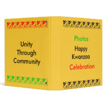 Happy Kwanzaam Phtos binders