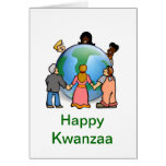 Happy Kwazza Blessings African-American Africa cards