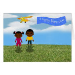 Happy Kwazza Blessings African-American Africa cards