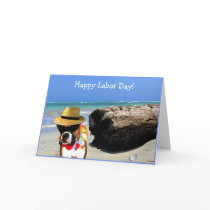 Happy Labor Day Boxer greeting card by ritmoboxer Happy Labor Day Boxer greeting card