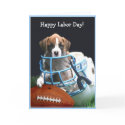Happy Labor Day Boxer puppy greeting card