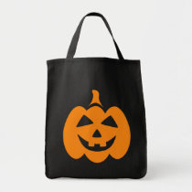 Happy laughing Jack o lantern bag