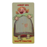 Happy Laughing Lady Home Canning Brewing Labels