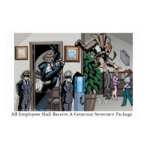 Happy Layoff posters by thebackalley Happy Layoff posters