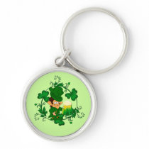 Happy Leprechaun Key Chain