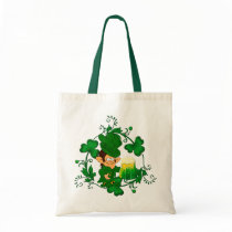 Happy Leprechaun Tote Bag