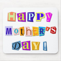 Happy letters for my MOM mousepads by myhome71 Happy letters for my MOM mousepads