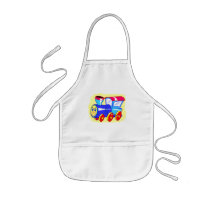 Happy Lil' Choo Choo aprons