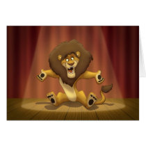 Happy Lion Card (Blank Inside)