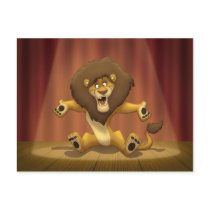 Happy Lion Postcard