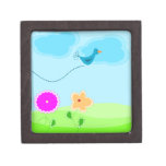 Happy Little Bluebird High in the Sky Premium Trinket Box
