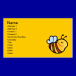 HAPPY LITTLE BUMBLEBEE BEE CARTOON CUTE HONEY INSE business cards