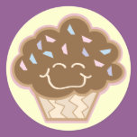 happy little chocolate cupcake