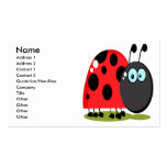happy little lady bug business card templates