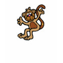 happy little monkey t-shirts by doonidesignsanimals happy little monkey t-shirts