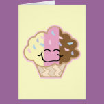 happy little neopolitan cupcake