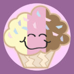 happy little neopolitan cupcake