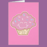 happy little strawberry cupcake