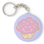happy little strawberry cupcake key chains
