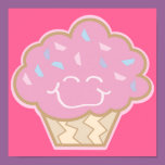 happy little strawberry cupcake