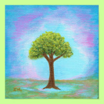Happy Little Tree Fine Art Poster Print