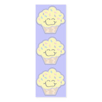 happy little vanilla cupcake bookmark profile cards