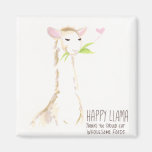 Happy Llama Yummy! Fridge Magnets
