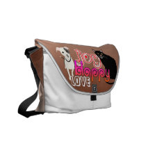 Happy Love Pet Bag in brown Messenger Bag