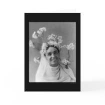 Happy Man with Flowers in His Hair 1895 cards