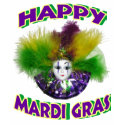Happy Mardi Gras T-Shirt by naturegirl7 Happy Mardi Gras T-Shirt