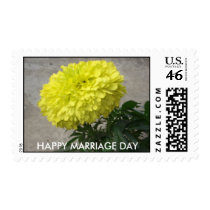 HAPPY MARRIAGE DAY postage