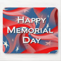 Happy Memorial Day mousepads