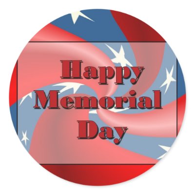 Happy Memorial Day Stickers by JustParties