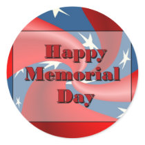 Happy Memorial Day stickers