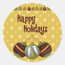 Happy Military Holidays Stickers