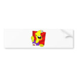 HAPPY MONSTER BUMPER STICKER