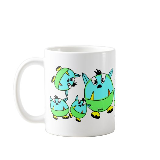 Happy  Monster Family Mug