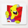 HAPPY MONSTER MOUSE PAD